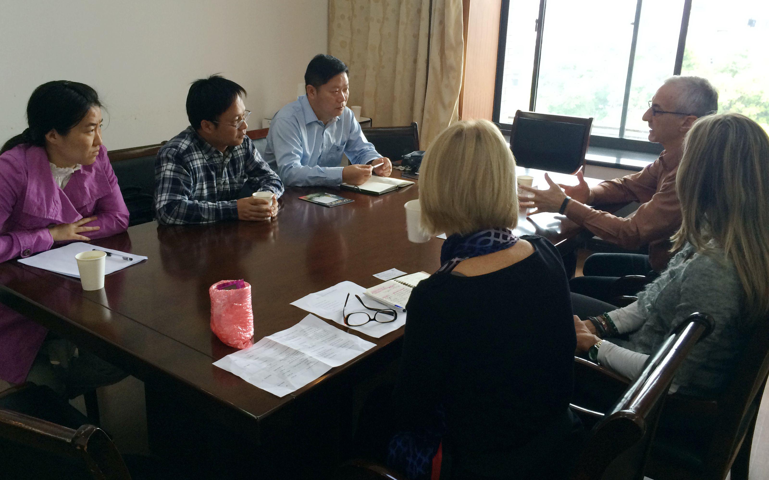 美国宾州州立大学教授来访我院商谈本科教学国际化合作项目
