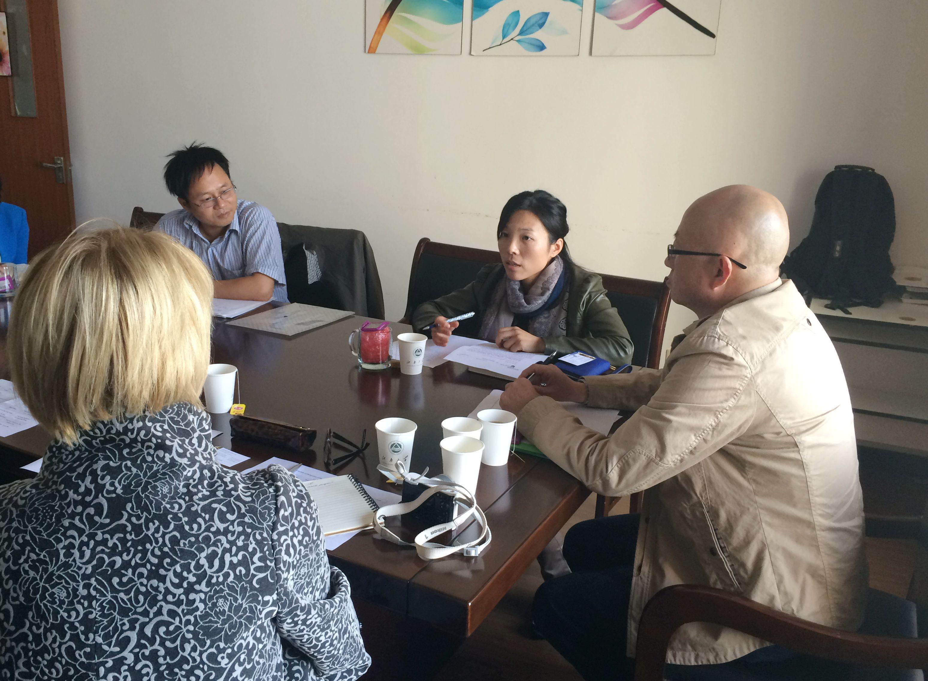 美国宾州州立大学教授来访我院商谈本科教学国际化合作项目